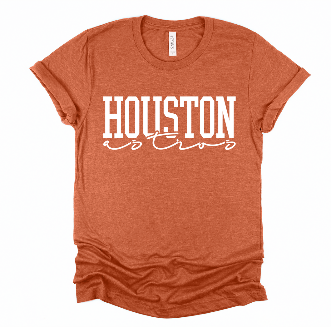 Houston Astros Simple Screen Print Transfer