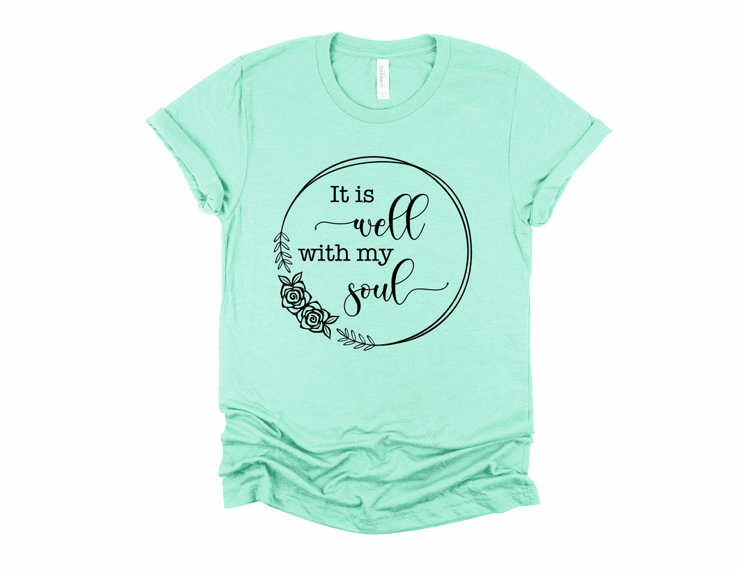 It is Well - Screen Print Transfer
