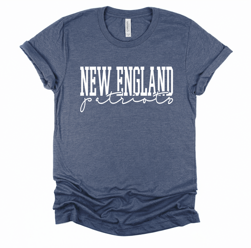 New England Patriots Simple Screen Print Transfer