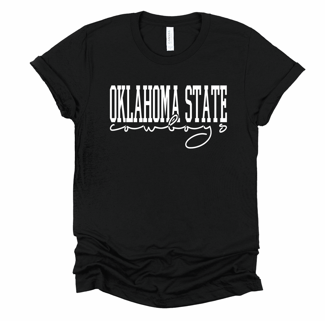 Oklahoma State Cowboys Simple Screen Print Transfer (Restocking)